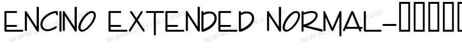 Encino Extended Normal字体转换